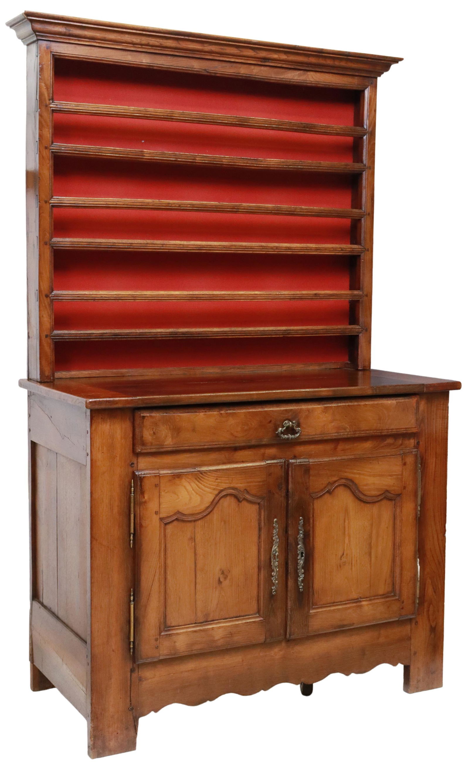 FRENCH PROVINCIAL OAK VAISSELIER, 19TH C. (1 of 6)