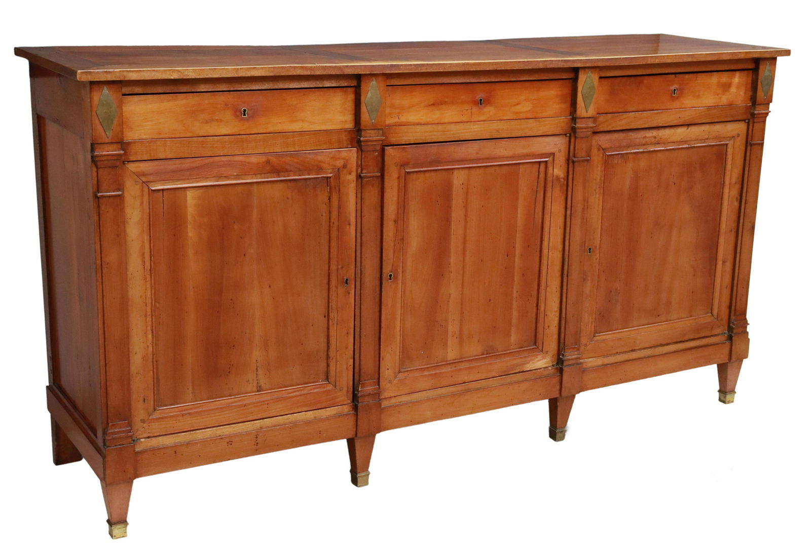 FRENCH DIRECTOIRE STYLE FRUITWOOD SIDEBOARD (1 of 6)