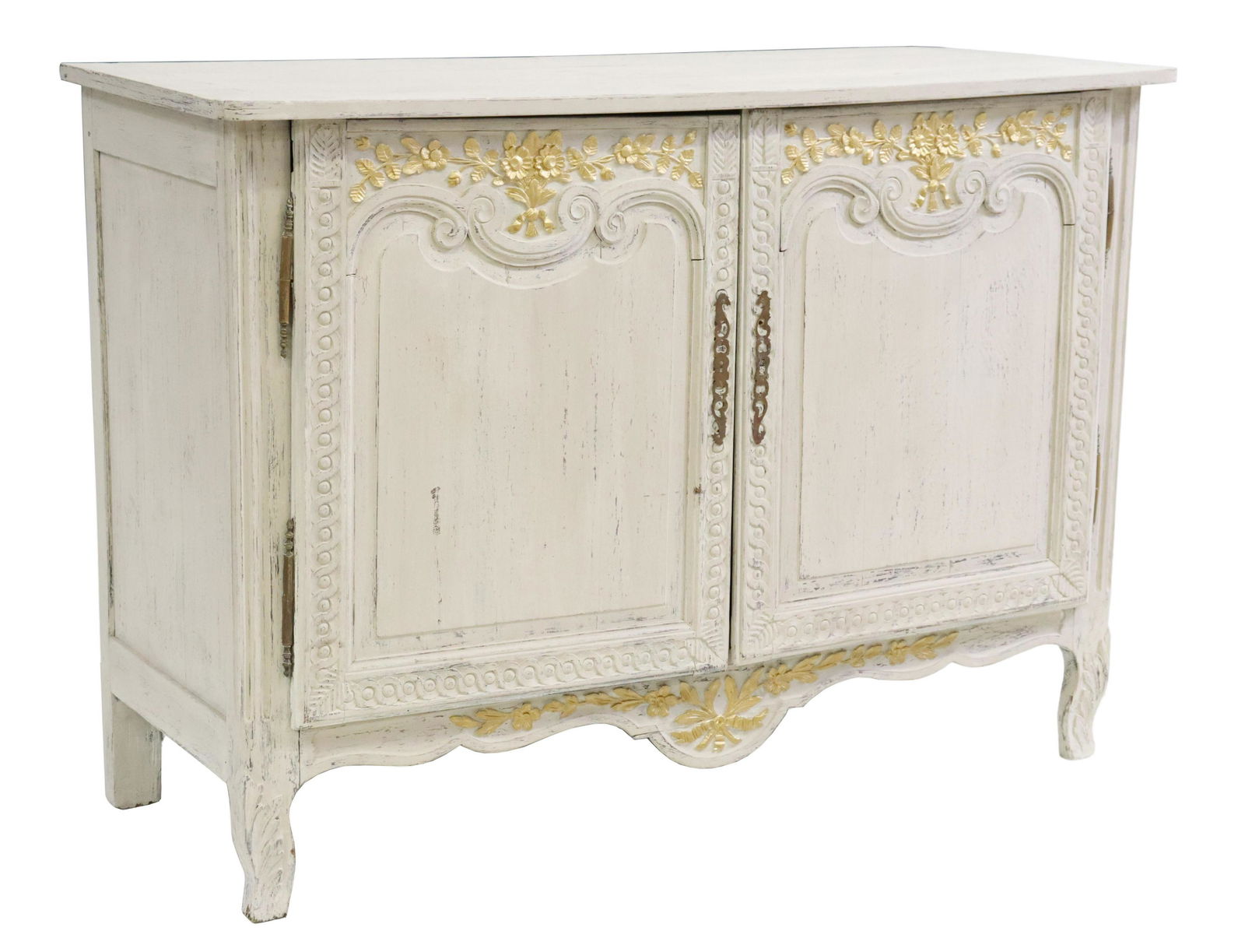 FRENCH LOUIS XV STYLE PAINTED SIDEBOARD (1 of 5)