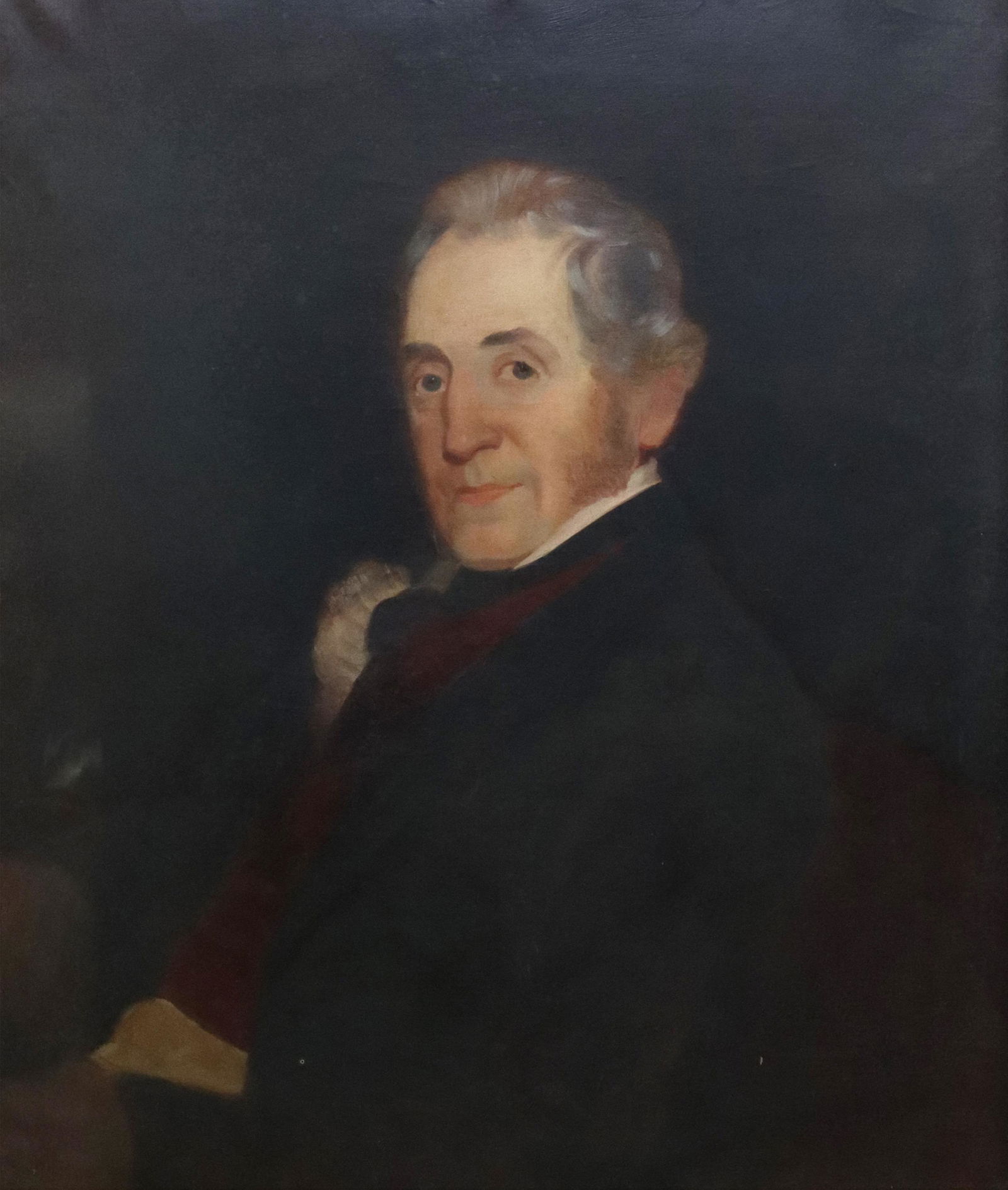 FRAMED ENGLISH SCHOOL PORTRAIT OF A GENTLEMAN (1 of 3)