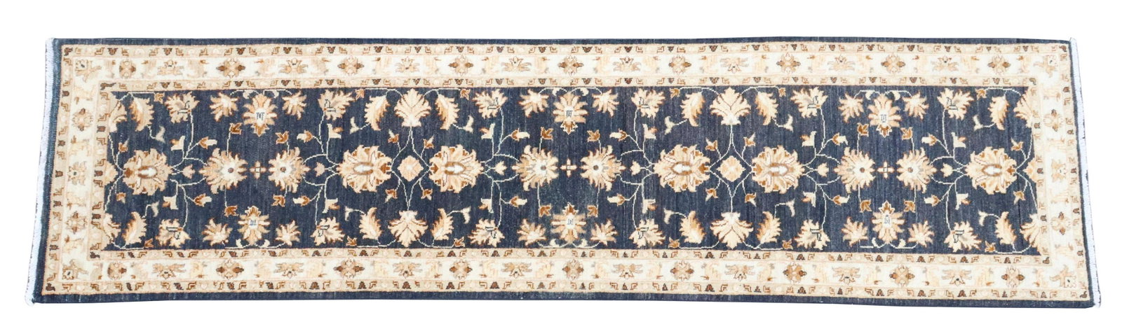 HAND-TIED KAZAK RUNNER, PAKISTAN, 9'8" X 2'8": Hand-tied Kazak runner, Pakistan, approx 9'8"l, 2'8"w Start Price: $150.00