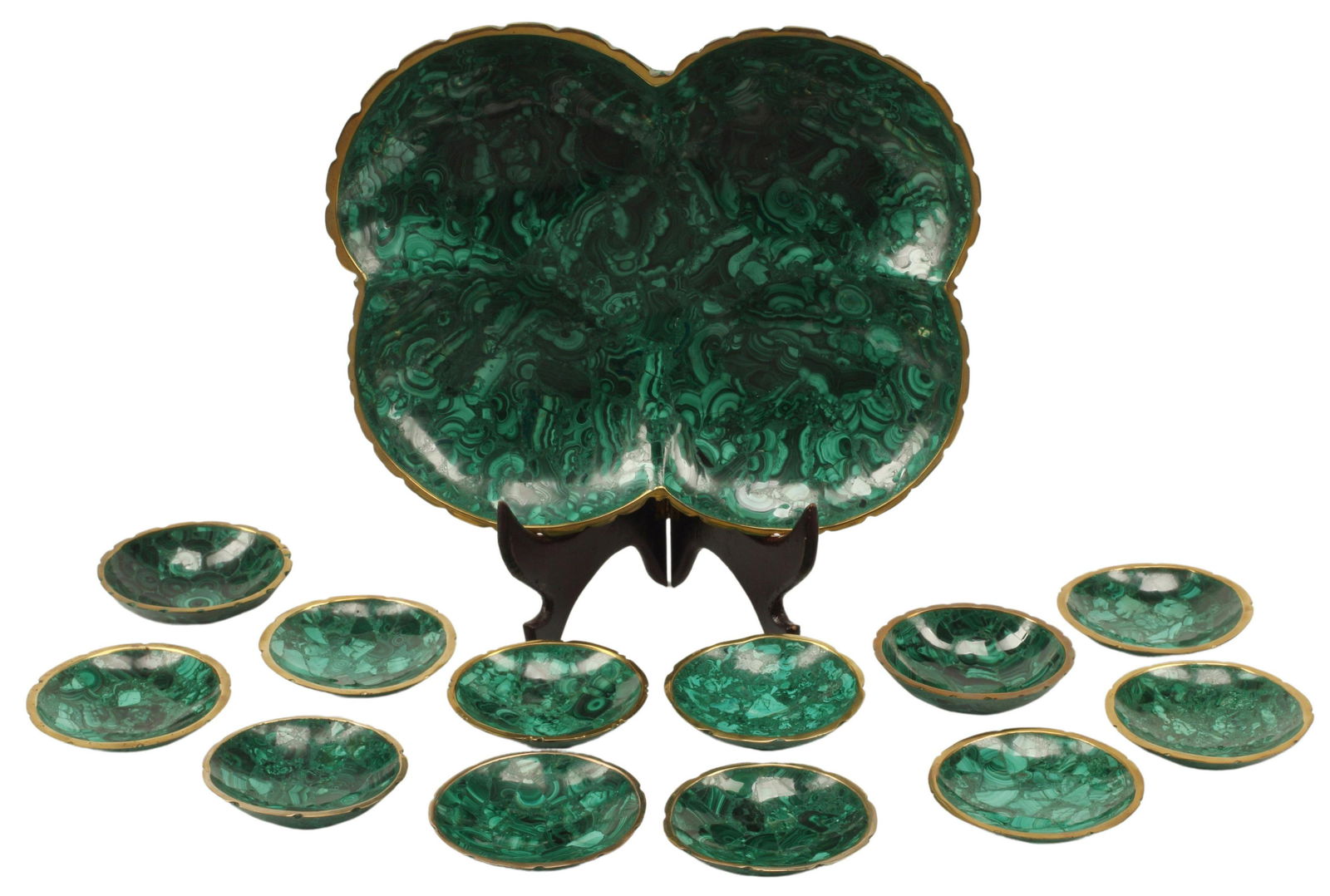 (13) MALACHITE NUT DISH SERVICE (1 of 2)