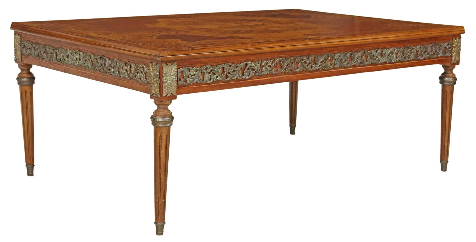 LOUIS XVI STYLE MARQUETRY COFFEE TABLE (1 of 5)