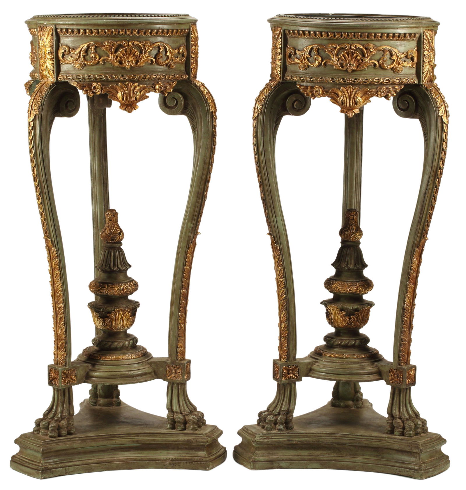 (2) REGENCE STYLE PARCEL GILT JARDINIERES (1 of 4)