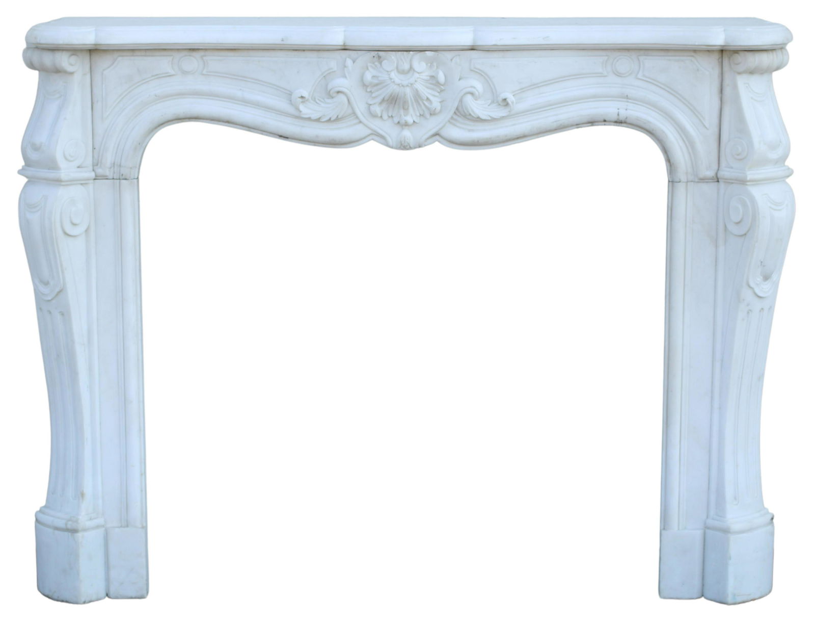 LOUIS XV STYLE MARBLE FIREPLACE SURROUND (1 of 3)