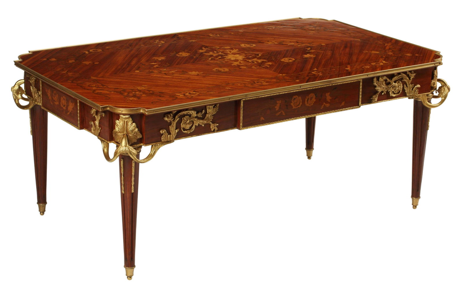 LOUIS XVI STYLE ORMOLU MOUNTED COFFEE TABLE (1 of 3)