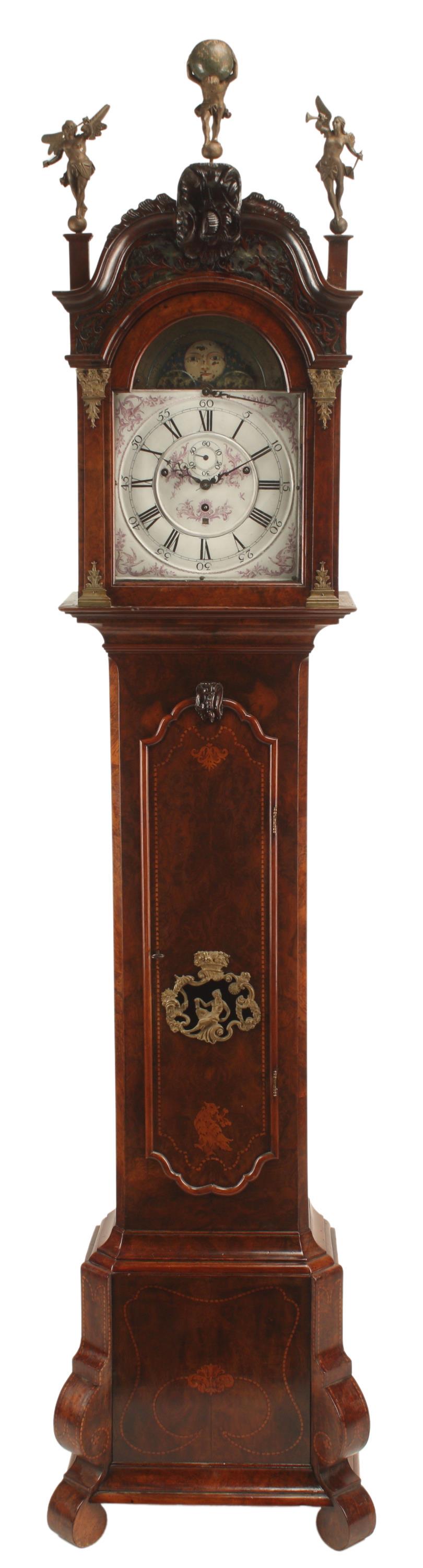 DUTCH CYLINDER MUSICAL WORKS LONGCASE CLOCK (1 of 6)