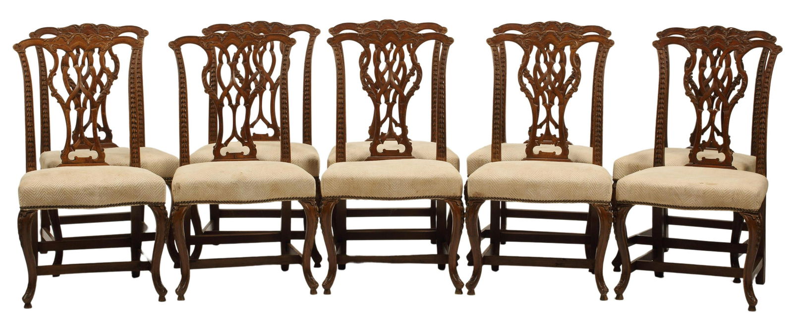 (10) GEORGE III STYLE DINING CHAIRS (1 of 3)