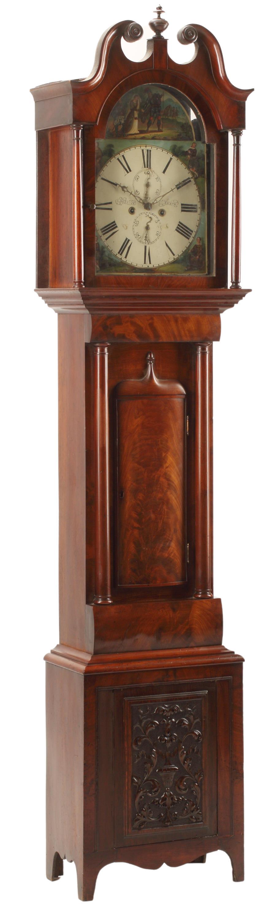 SCOTTISH CHARLES SHEDDEN MAHOGANY LONGCASE CLOCK (1 of 3)