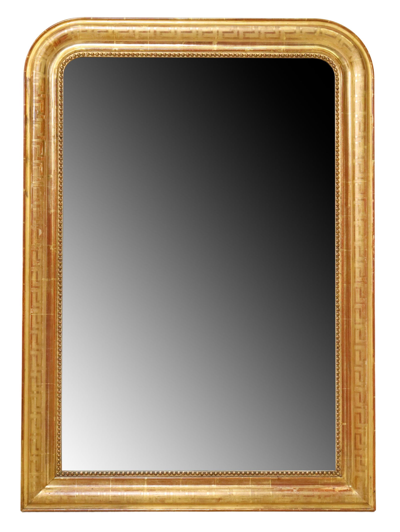 FRENCH LOUIS PHILIPPE PERIOD GILTWOOD MIRROR (1 of 3)