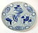 529: LARGE JAPANESE BLUE & WHITE PORCELAIN CHARGER - 2