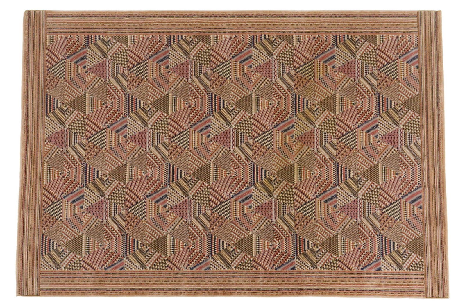 T&J VESTOR FOR MISSONI HOME RUG, 7'11" X 5'6.25": Geometric pattern area rug, machine made, T&J Vestor for Missoni Home, approx 7'11"l, 5'6.25"w **Please Note: All of the rugs offered in this auction would likely benefit from a professional cleaning.