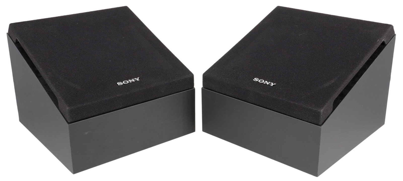 2) SONY SS-CSE 100W SPEAKERS: (lot of 2) Sony 100w-CSE speakers, for shipping purposes: approx 6"h, 7"w, 7"d, 12.1lbs total **Provenance: an Austin, Texas collection** Start Price: $50.00