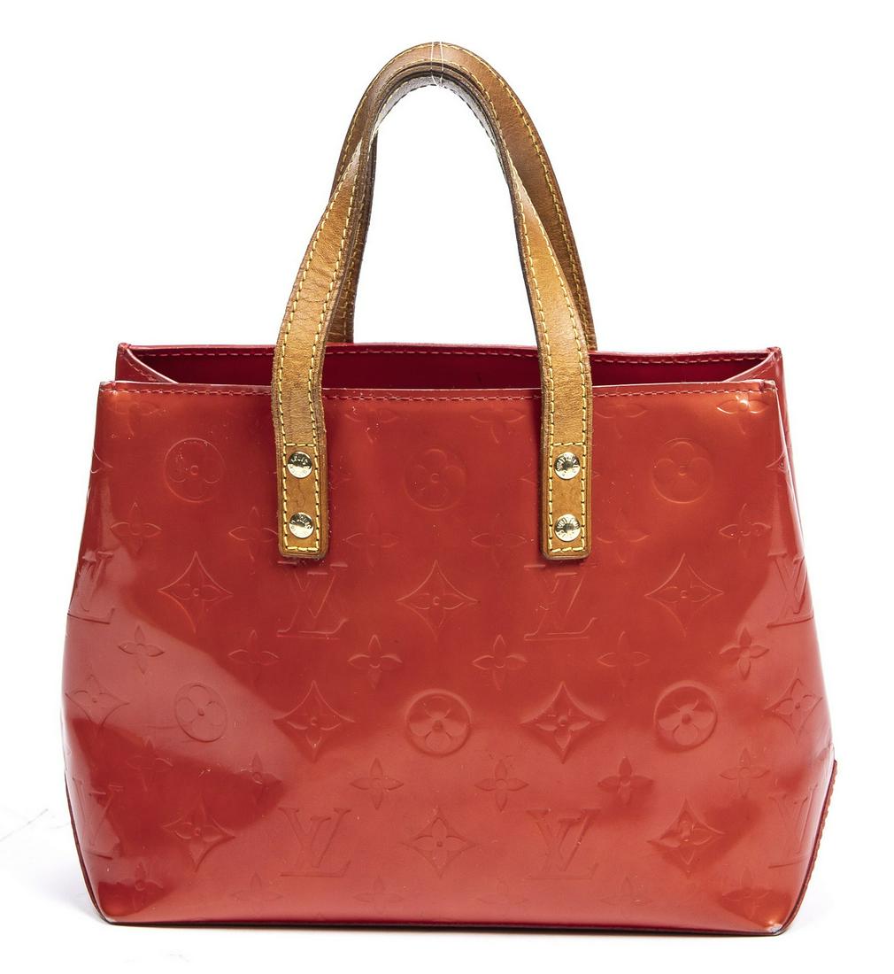 LOUIS VUITTON 'READE PM' VERNIS LEATHER HANDBAG (1 of 7)