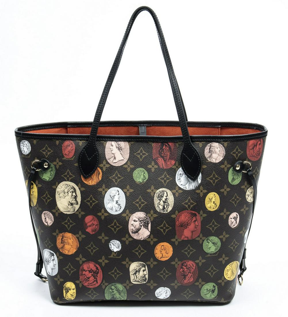 LOUIS VUITTON 'X FORNASETTI NEVERFULL MM' TOTE BAG (1 of 8)