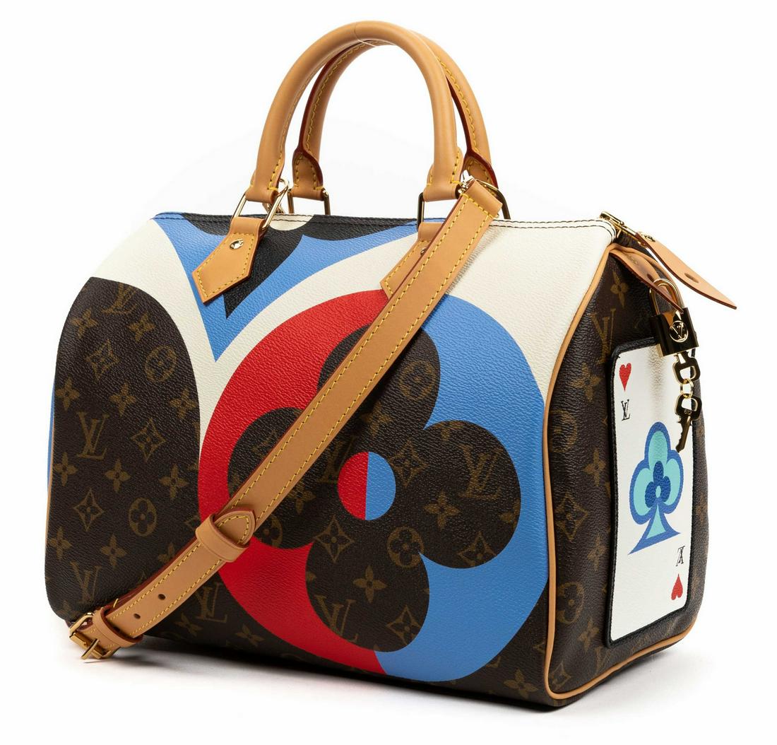 LOUIS VUITTON 'GAME ON SPEEDY BANDOULIERE 30' BAG (1 of 9)