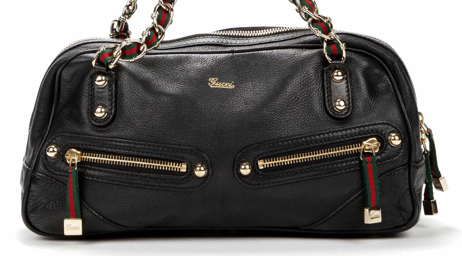 GUCCI CAPRI CHAIN ZIP LEATHER SHOULDER BAG (1 of 9)
