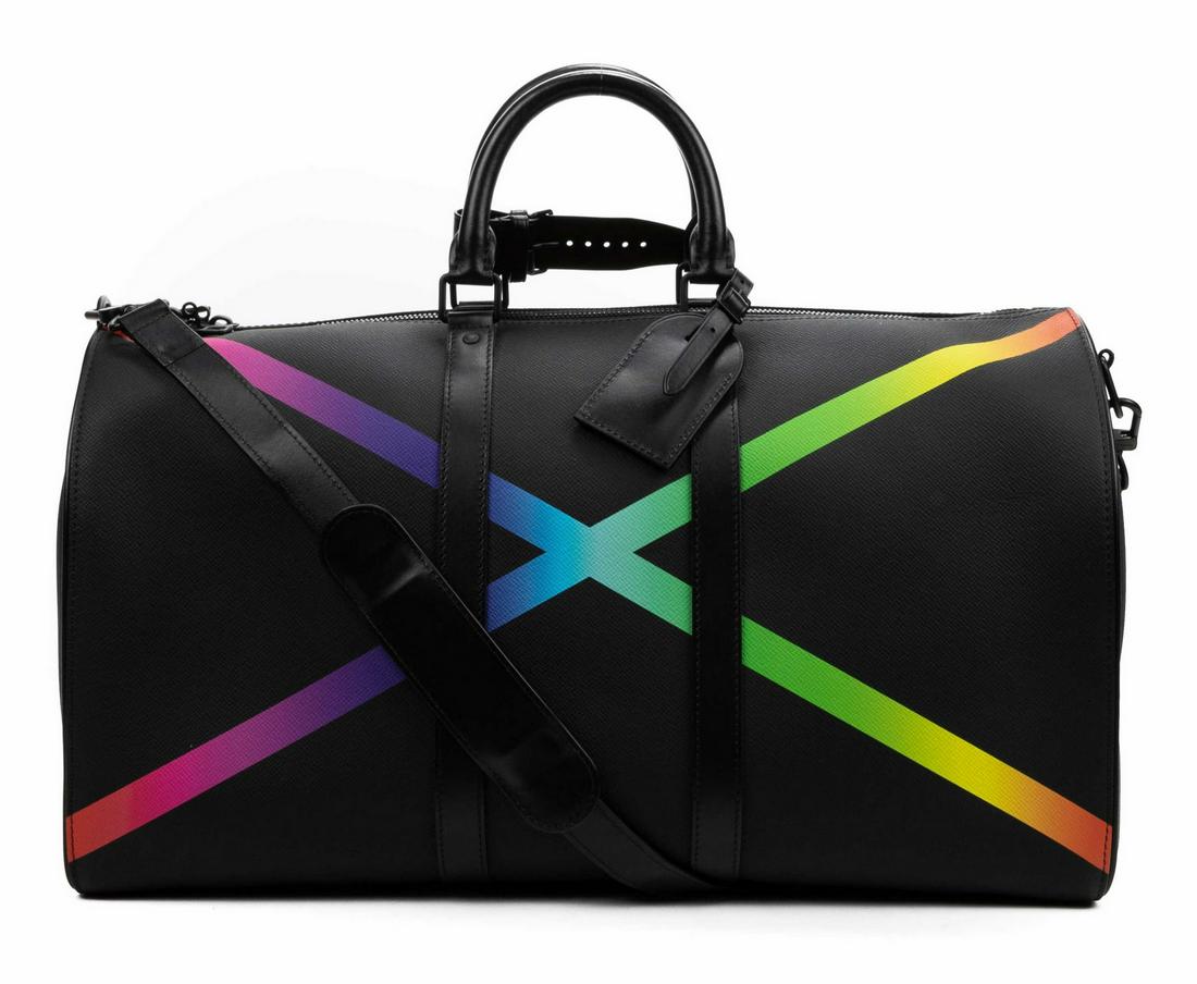 LOUIS VUITTON 'VIRGIL ABLOH RAINBOW KEEPALL 50' (1 of 7)
