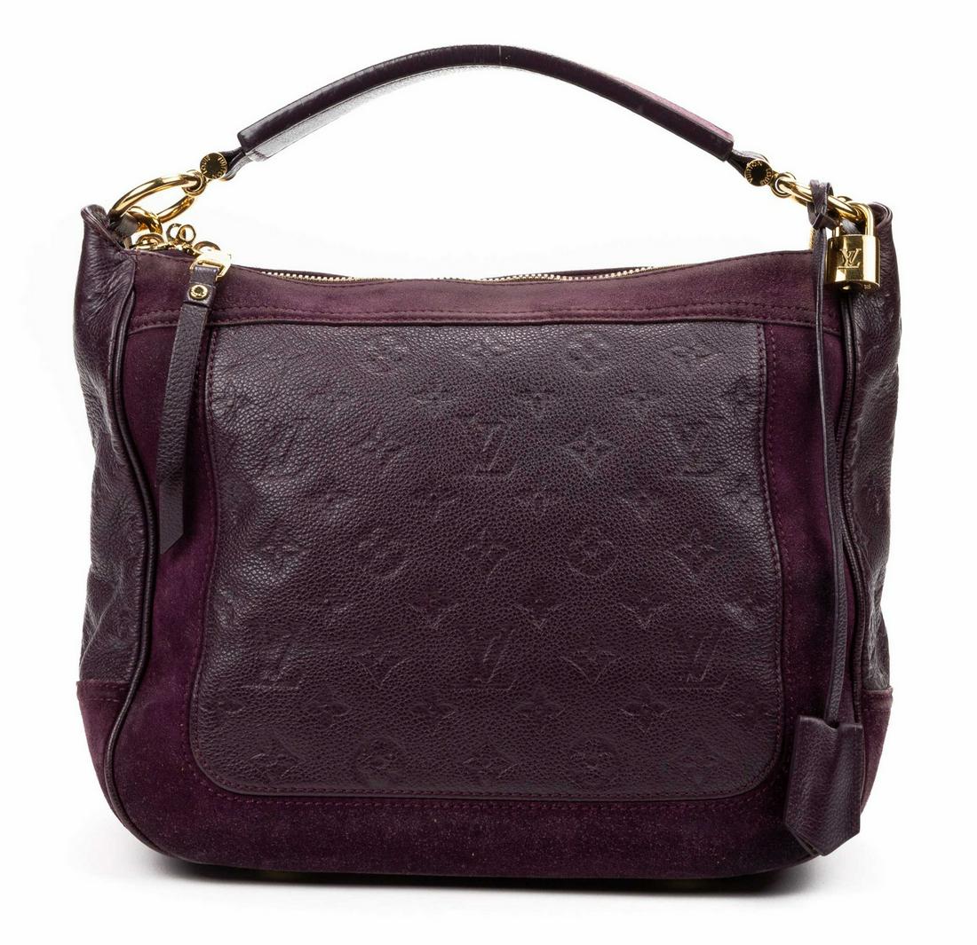 LOUIS VUITTON AUDACIEUSE PM PURPLE SHOULDER BAG (1 of 8)
