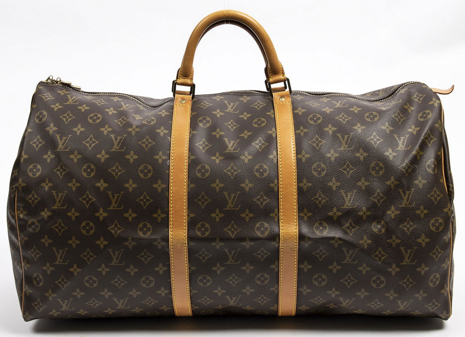 LOUIS VUITTON 'KEEPALL 60' MONOGRAM DUFFLE BAG (1 of 7)
