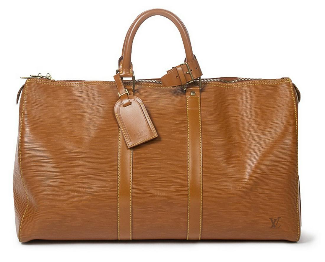 LOUIS VUITTON 'KEEPALL 45' EPI LEATHER TRAVEL BAG (1 of 5)