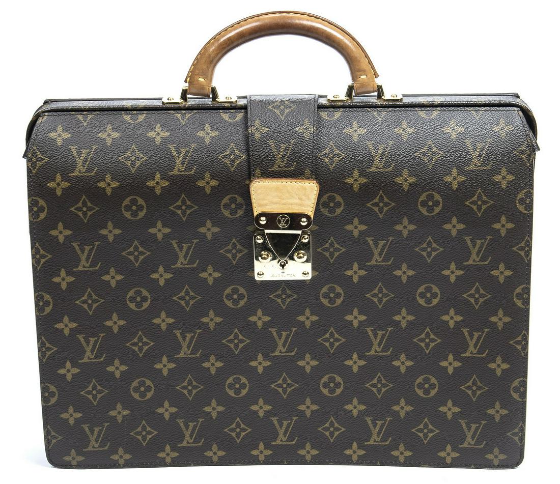 LOUIS VUITTON 'SERVIETTE FERMOIR' BRIEFCASE (1 of 7)