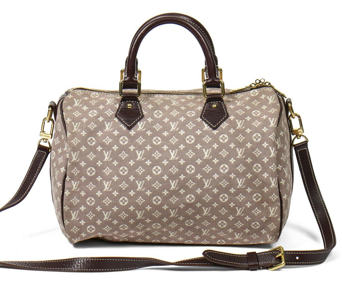 LOUIS VUITTON 'SPEEDY BANDOULIERE' CHERRY MONOGRAM (1 of 7)