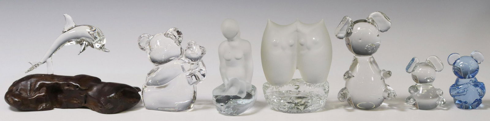 (7) ORREFORS, REIJMYRE & OTHER ART GLASS FIGURES (1 of 8)