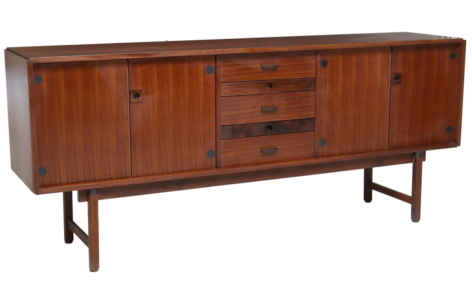 ITALIAN MID-CENTURY MODERN TEAK SIDEBOARD (1 of 6)