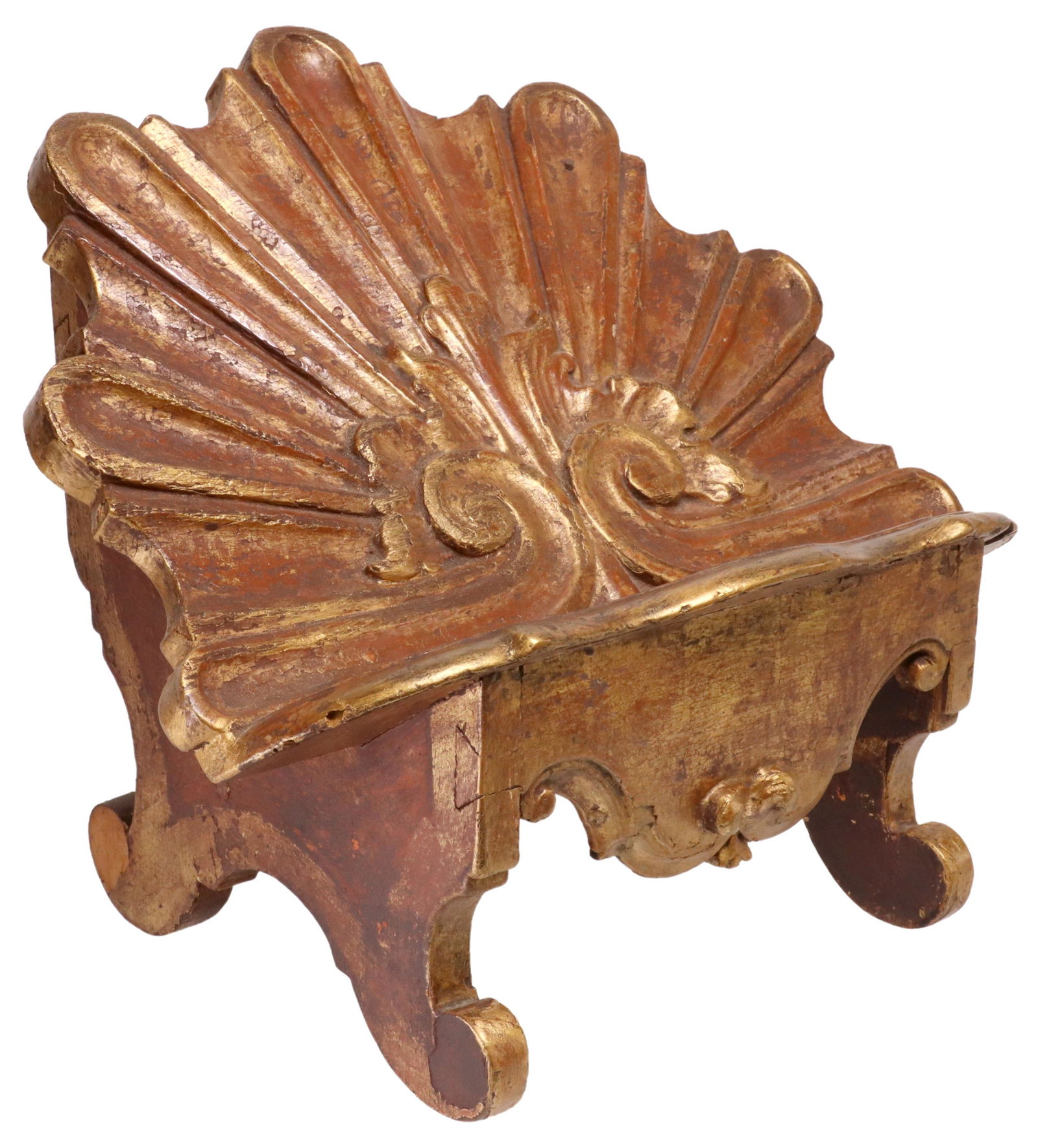 ITALIAN BAROQUE STYLE PARCEL GILTWOOD BOOK STAND (1 of 4)