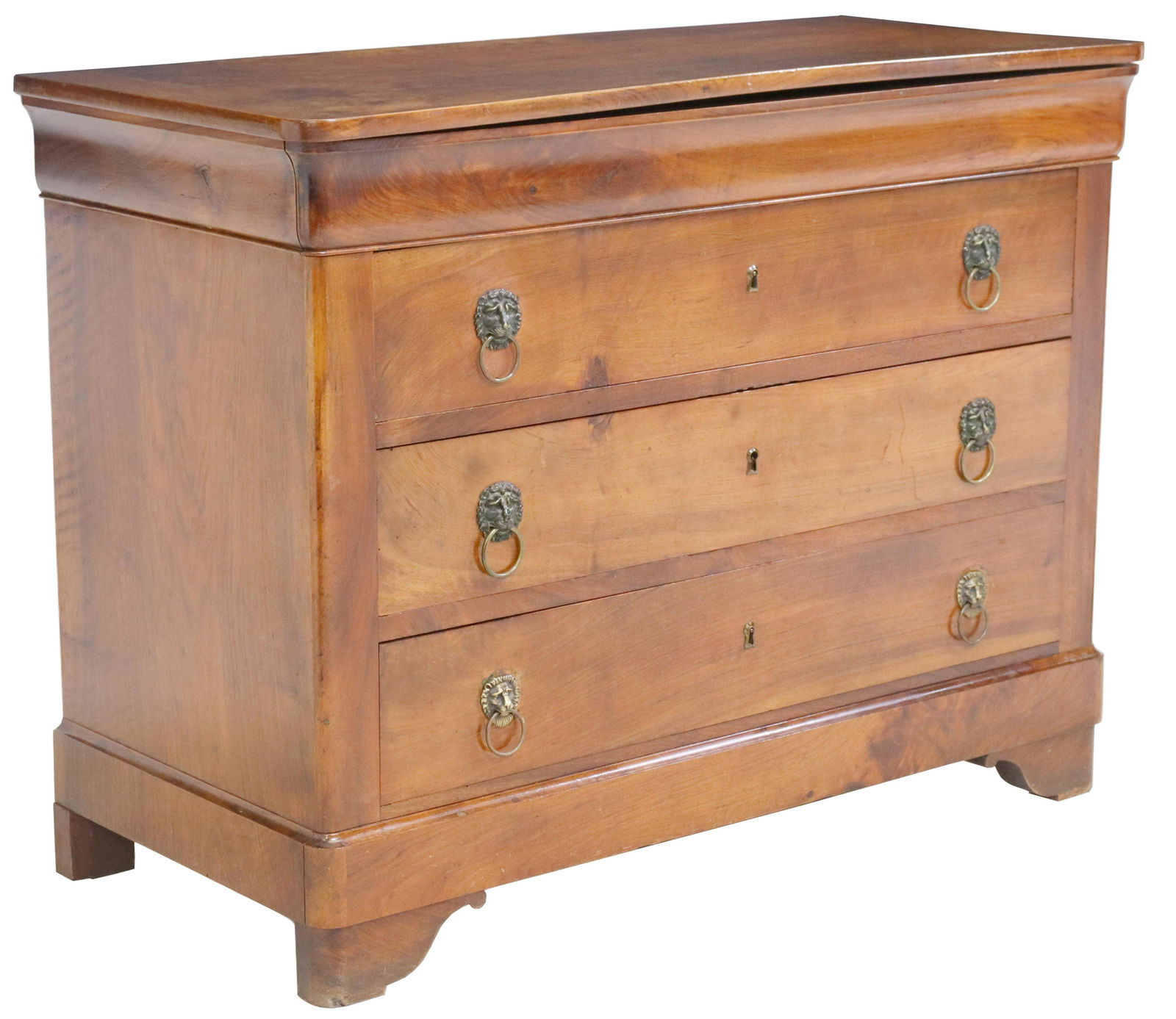 FRENCH LOUIS PHILIPPE PERIOD WALNUT COMMODE (1 of 5)
