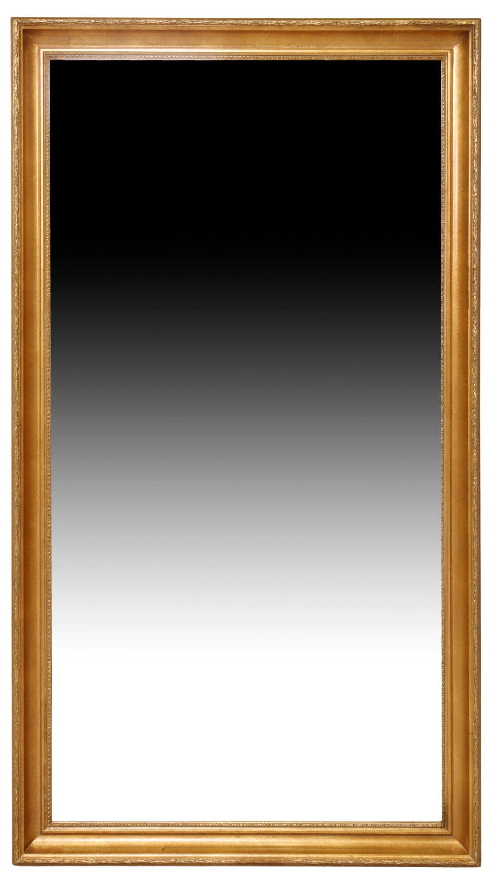 FRENCH MOLDED GILT PAINTED WALL MIRROR (1 of 3)