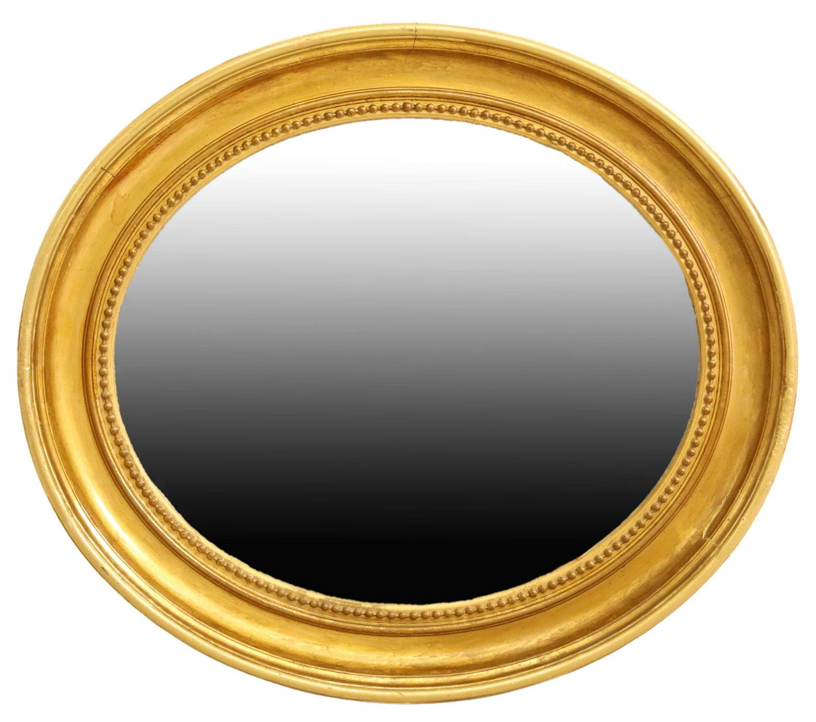 FRENCH LOUIS PHILIPPE STYLE PAINTED GILT MIRROR (1 of 3)