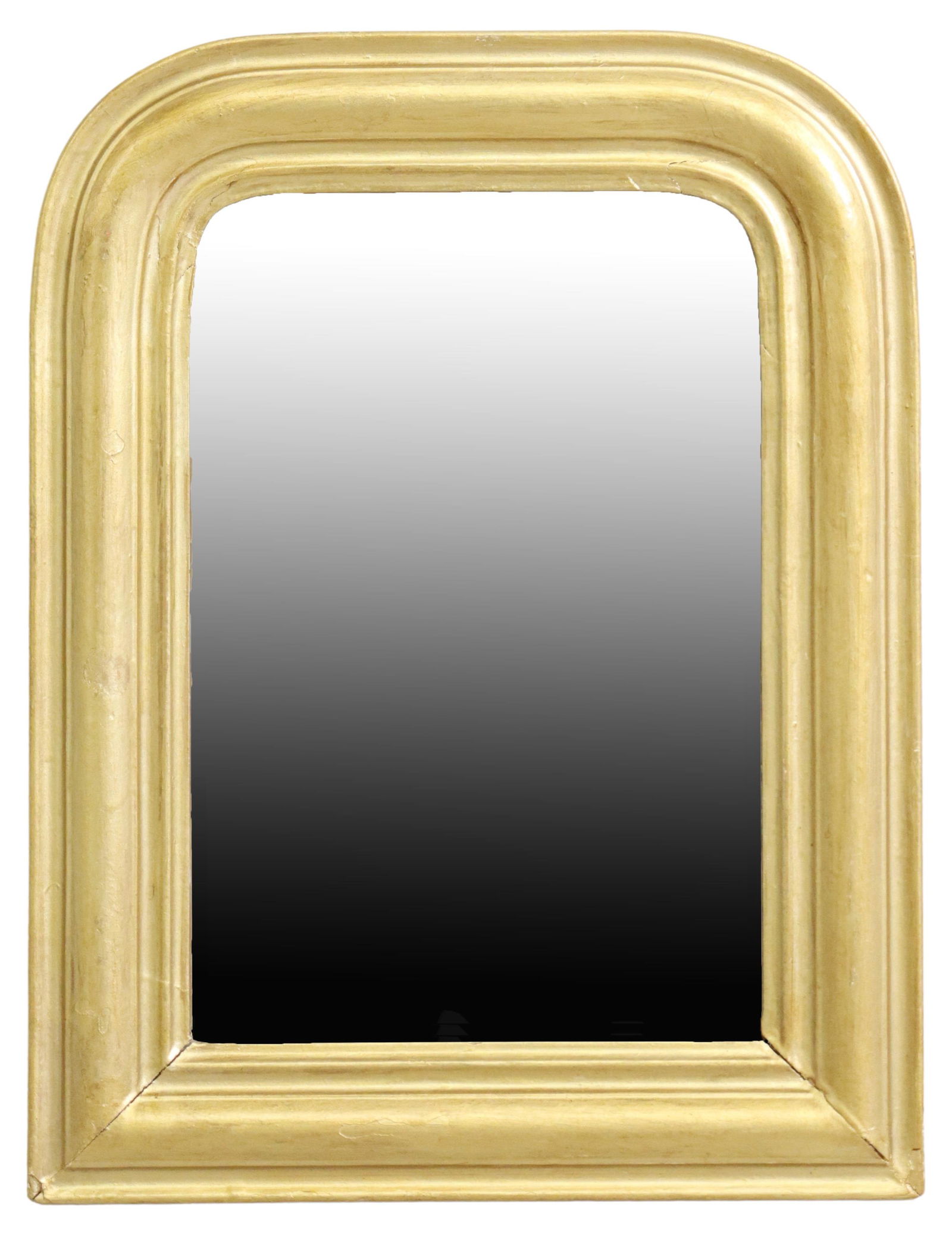 DIMINUTIVE FRENCH LOUIS PHILIPPE GILTWOOD MIRROR (1 of 3)