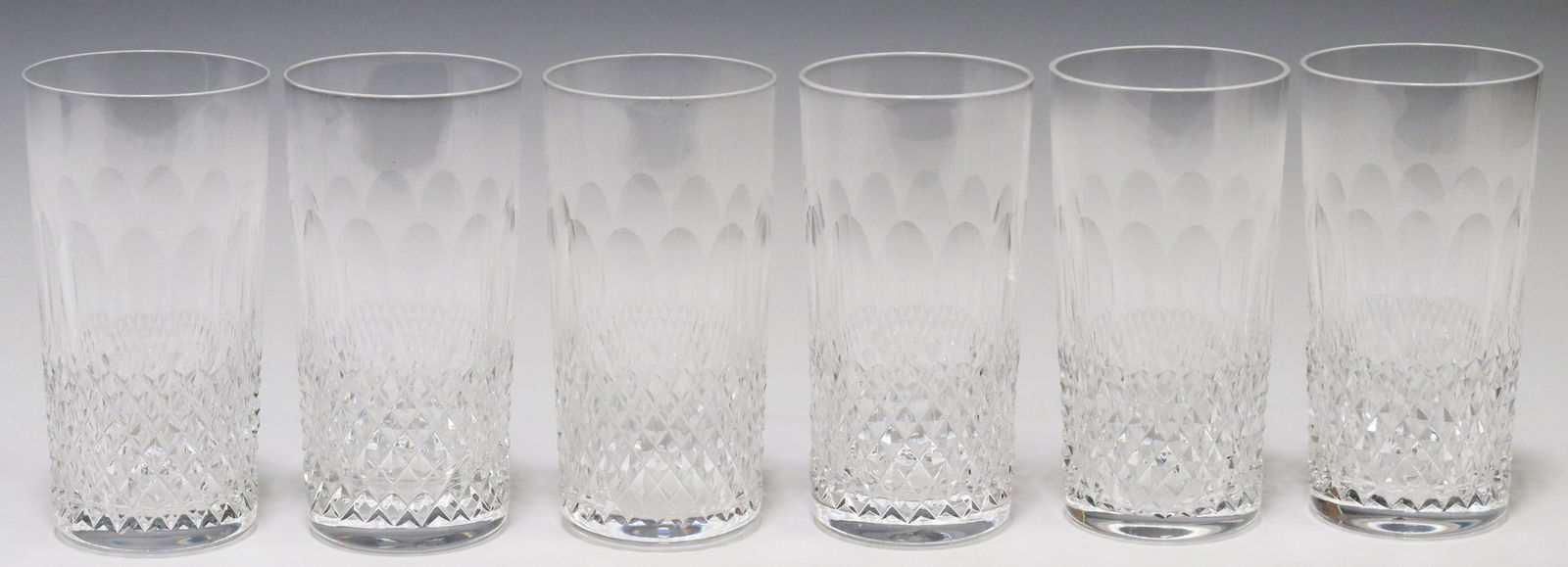 (6) WATERFORD 'COLLEEN' CRYSTAL HIGHBALL GLASSES (1 of 4)