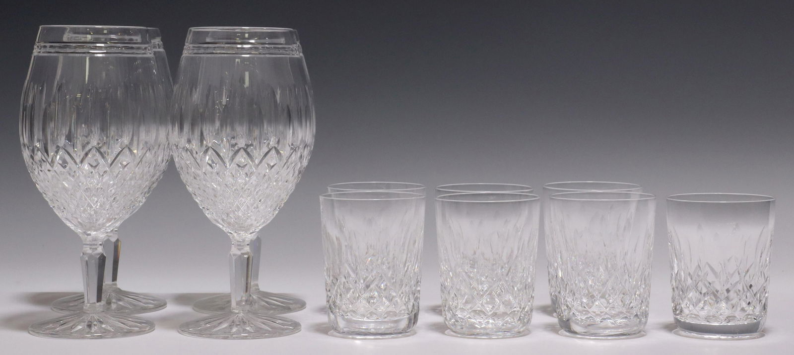 (11) WATERFORD 'LISMORE' & 'CLARENDON' STEMWARE (1 of 4)