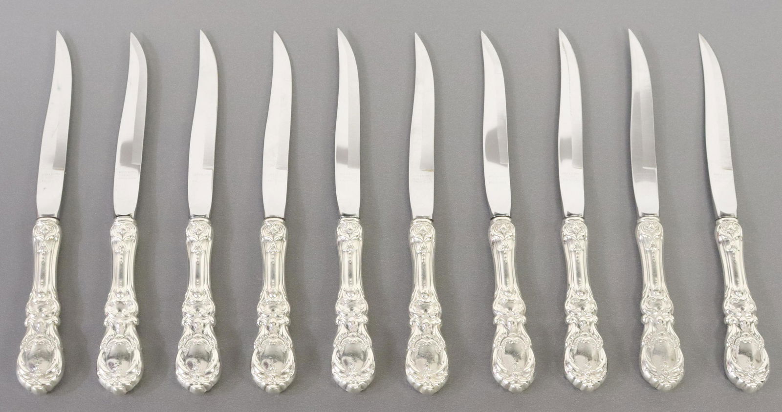 (12) REED & BARTON FRANCIS I STERLING STEAK KNIVES (1 of 4)
