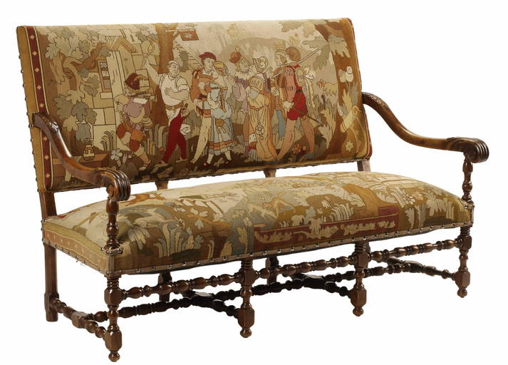 JACOBEAN STYLE NEEDLEPOINT UPHOLSTERED SETTEE Dec 11, 2022 Austin