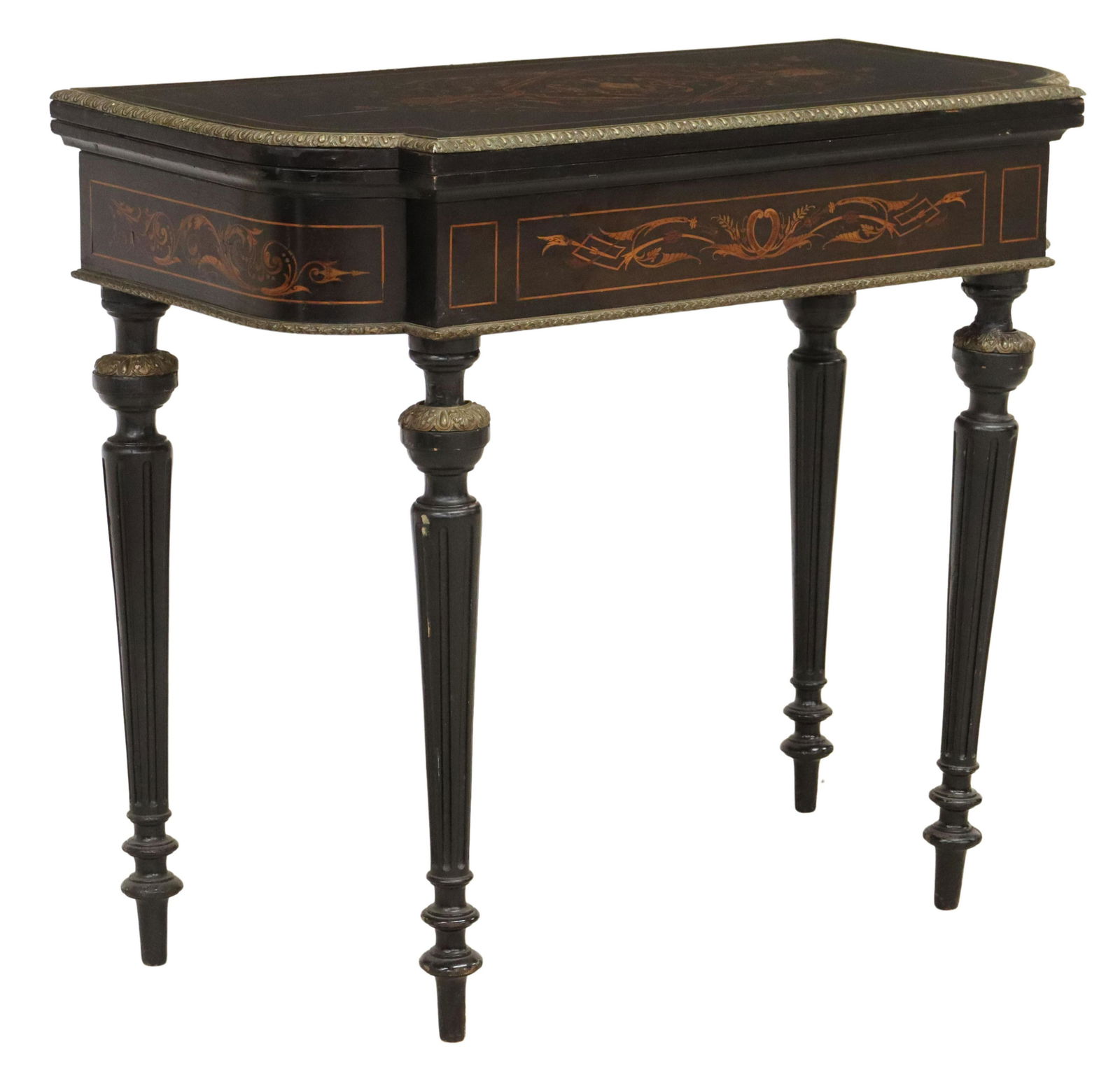 FRENCH NAPOLEON III PERIOD ORMOLU GAMES TABLE (1 of 7)