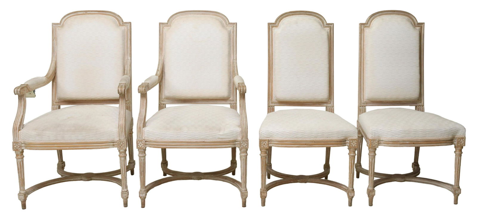 (4) FRENCH LOUIS XVI STYLE FAUTEUILS & SIDE CHAIRS (1 of 4)
