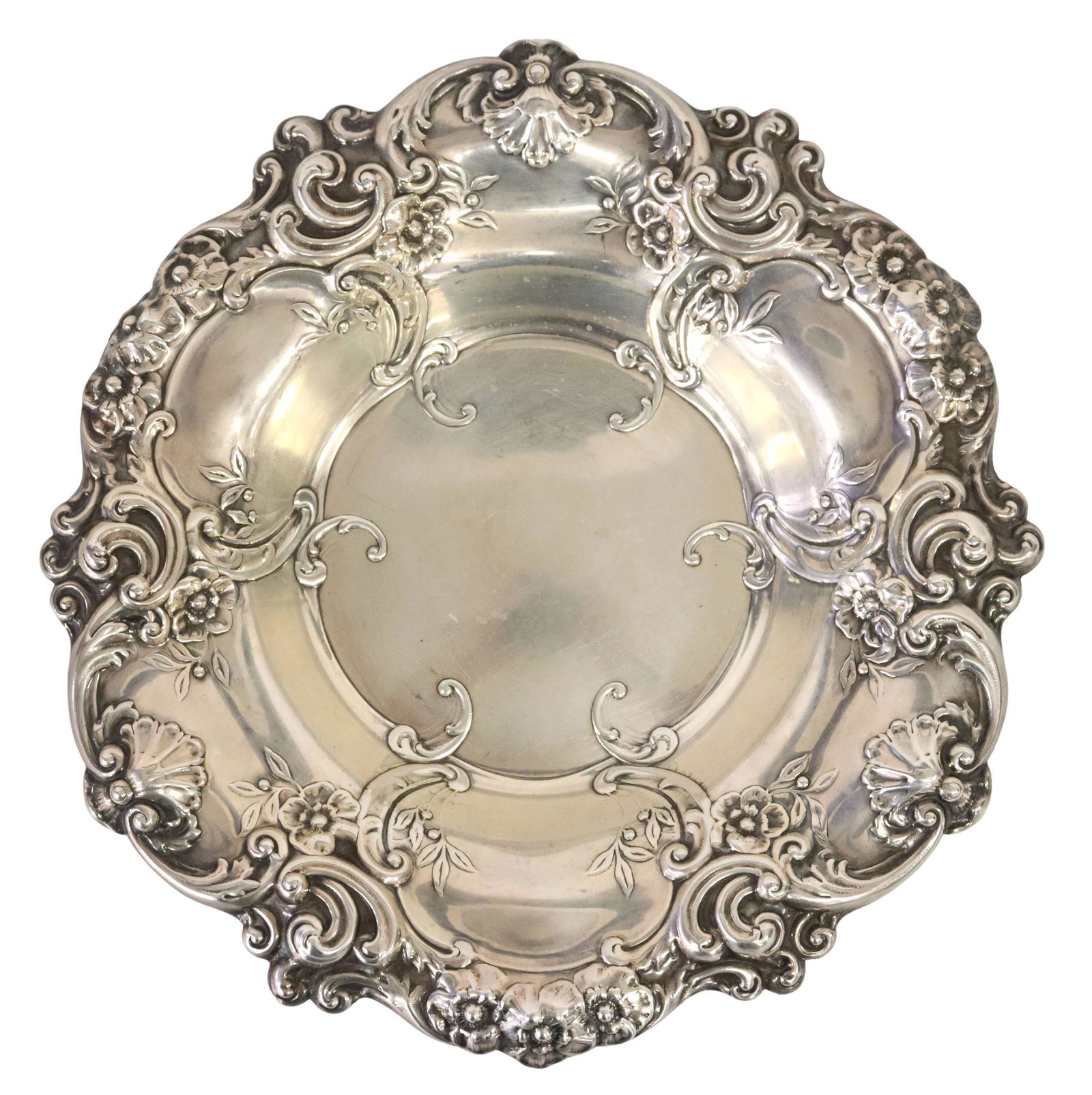 GORHAM STERLING SILVER ROUND VEGETABLE BOWL (1 of 5)