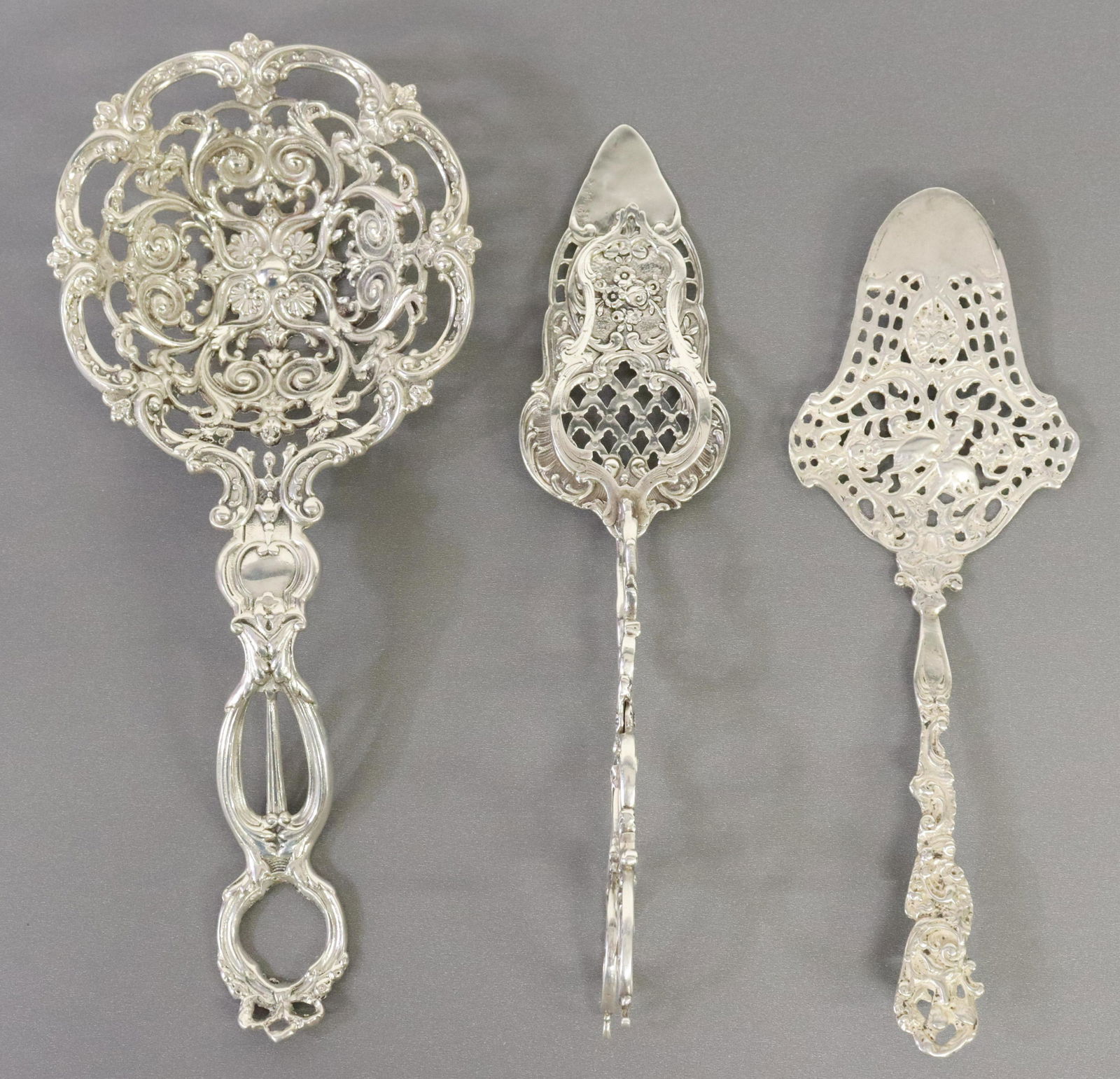 (3) STERLING & 800 SILVER SERVING FLATWARE (1 of 4)