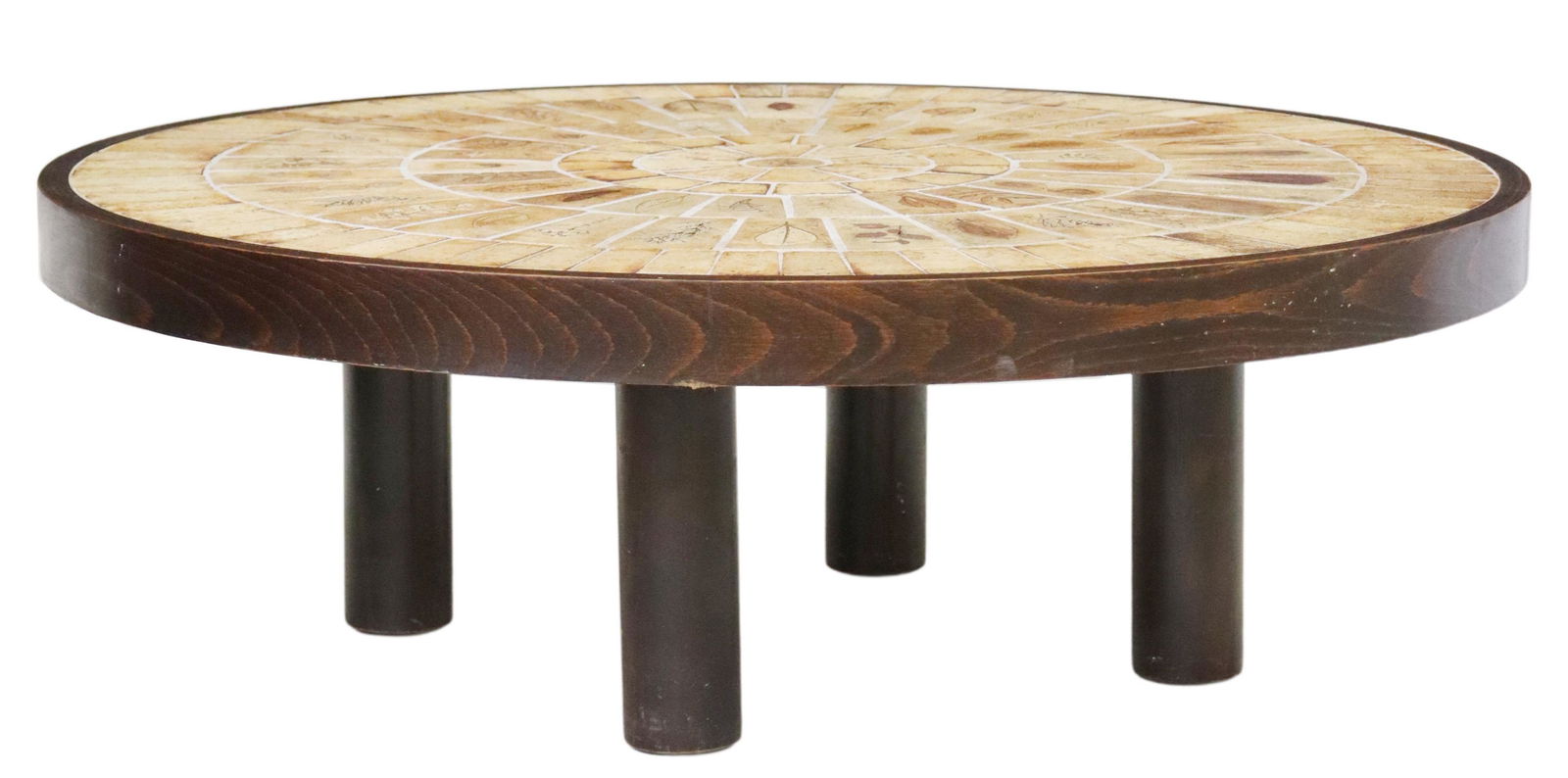 ROGER CAPRON (D.2006) MODERN CERAMIC COFFEE TABLE (1 of 5)