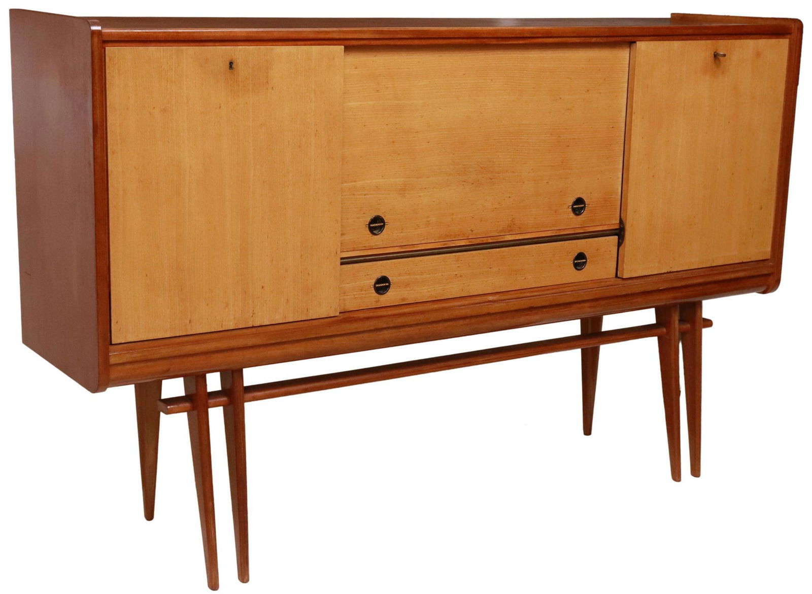 LARGE FRENCH MID-CENTURY MODERN SIDEBOARD (1 of 7)