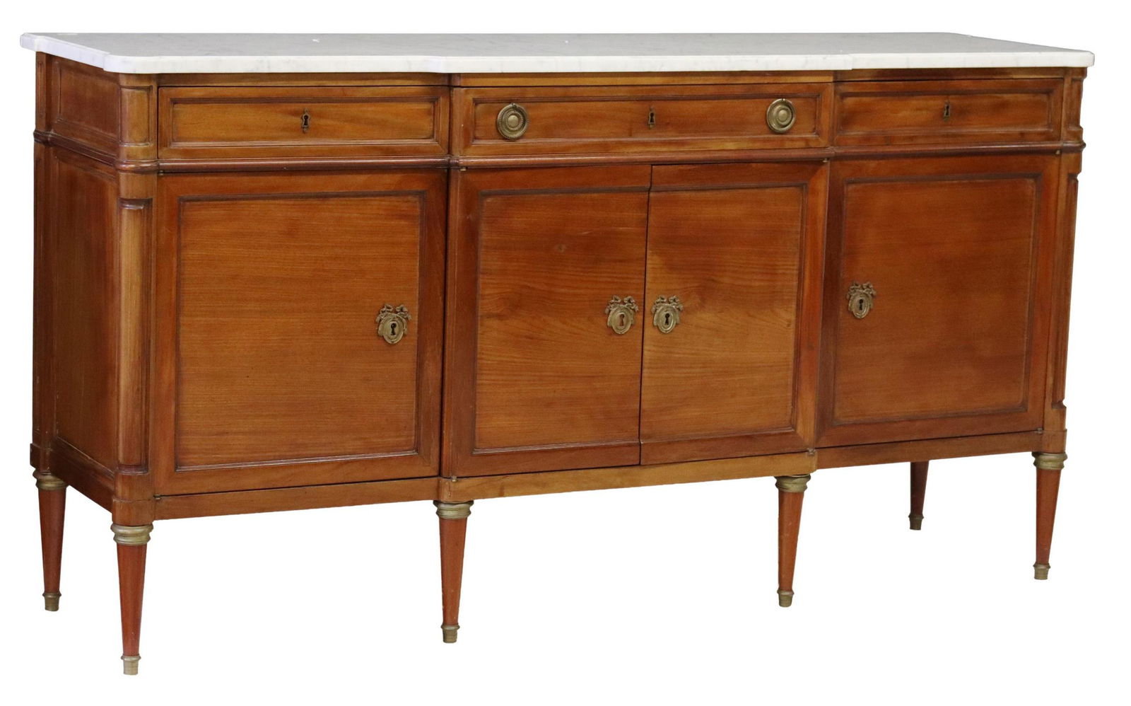 FRENCH LOUIS XVI STYLE MAHOGANY SIDEBOARD (1 of 6)