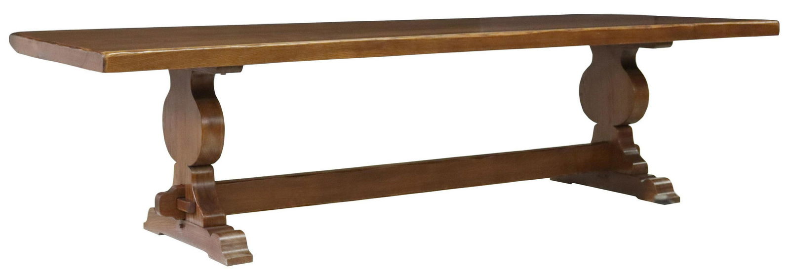 FRENCH OAK REFECTORY TABLE, 118"L (1 of 4)