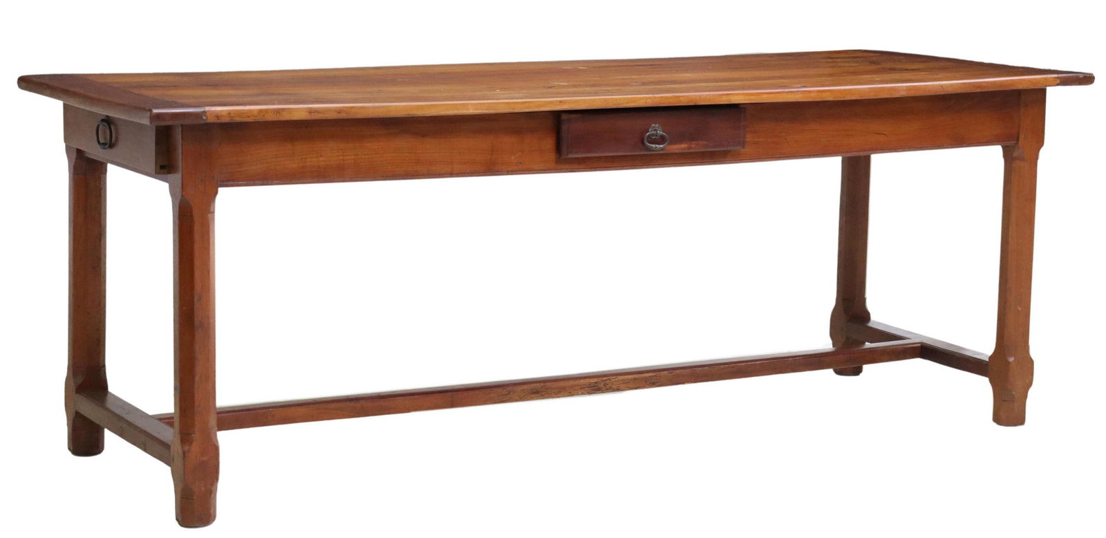 FRENCH PROVINCIAL FRUITWOOD FARMHOUSE TABLE (1 of 5)