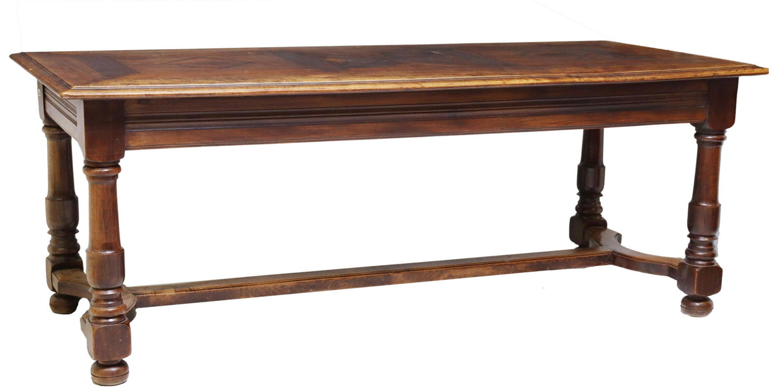 FRENCH PROVINCIAL PARQUETRY FARMHOUSE TABLE (1 of 5)
