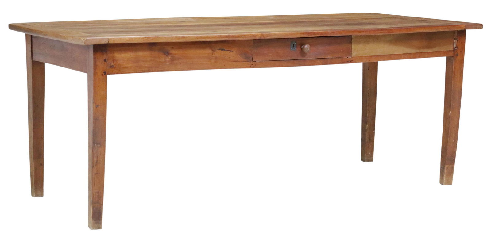 FRENCH PROVINCIAL FRUITWOOD FARMHOUSE TABLE (1 of 5)