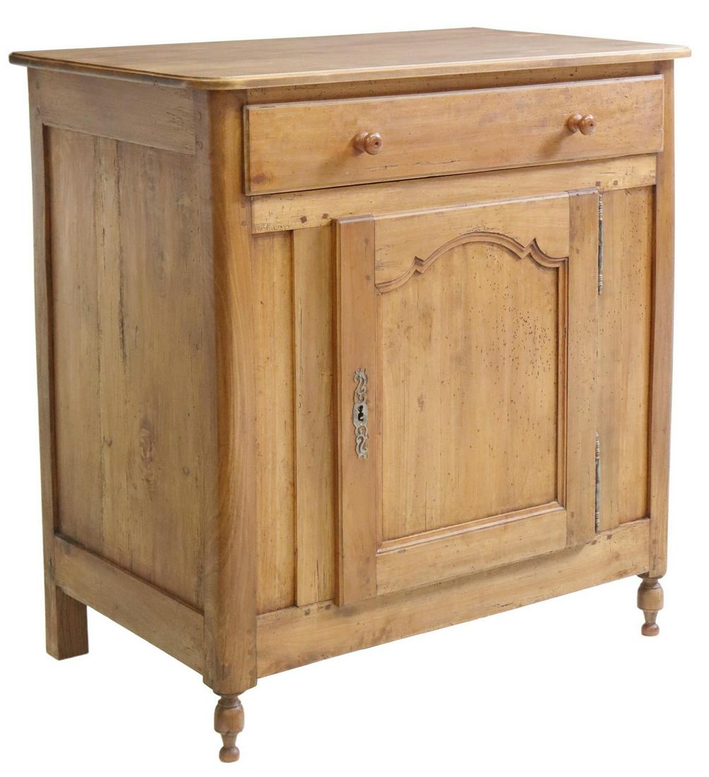 FRENCH PROVINCIAL WALNUT CONFITURIER CABINET (1 of 6)
